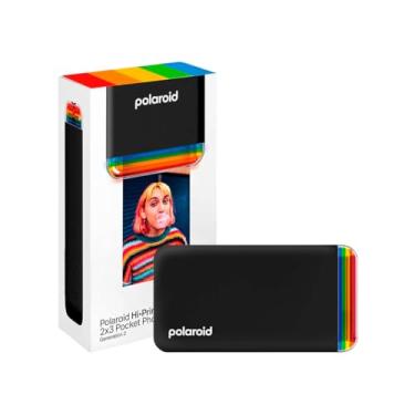 Imagem de Impressora De Fotos Polaroid Hi-Print 2x3 Bluetooth Portátil Preta