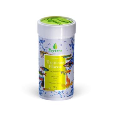 Imagem de Ração Poytara Tropicais Flocos 30G Peixes Aquario
