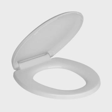 Imagem de Assento Plástico com Slow close e Easy Clean Izy/Ravena/ Studio Branco Deca
