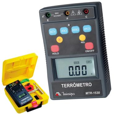 Imagem de Terrômetro Digital Portátil 400V MTR-1530 minipa
