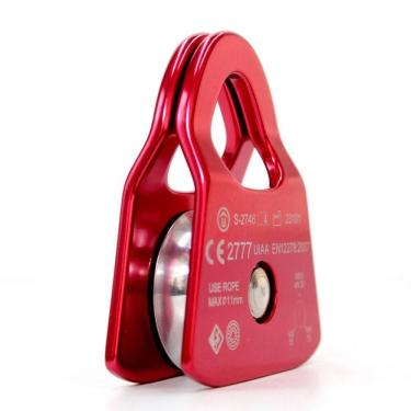 Imagem de Polia Oscilante 30kn Rolamentada Light Base Chata Usclimb Corda De Até 11mm Ce Uiaa