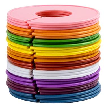 Imagem de 30 peças divisórias de armário organizadores de roupas – Sukh organizadores de armário de plástico, divisores de tamanho de roupas, separadores de etiquetas para organizador de roupas, cabide de