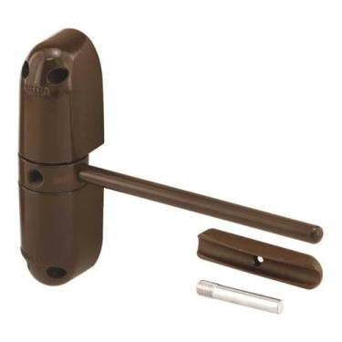 Imagem de (Brown) - Prime-Line KC17HD Safety Spring Door Closer - Easy to Instal to Convert Hinged Doors to Self-Closing - Diecast Construction (4-1/4" Brown, Non-Handed)