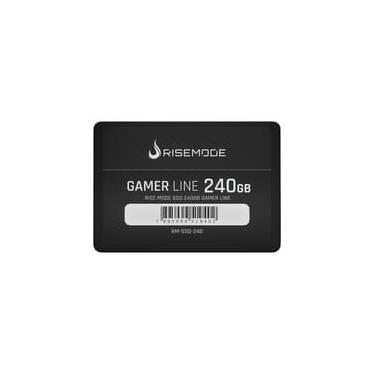 Imagem de SSD Rise Mode Gamer Line, 240GB, SATA III, Leitura: 530MB/s, Gravação: 520MB/s, Preto - RM-SSD-240