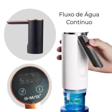 Imagem de Bomba Galão De Água Recarregável Dispenser Bivolt Usb De Água Bebedour