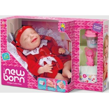 Imagem de Boneca Diver New Born Unique Collection Macacao Vermelho