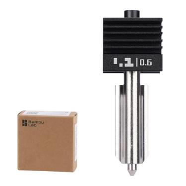 Imagem de Sahvaim Kit hotend de extrusora de cabeça de impressão de aço temperado original de 0,6 mm para impressora 3D Bambu Lab H2D/H2D, velocidade de impressão mais rápida e acessórios de impressora 3D com