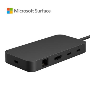 Imagem de Microsoft Surface USB4 Dock – Gigabit Ethernet, USB C to 2xUSB-C/1xUSB-A/HDMI (65W Power Delivery) - Black