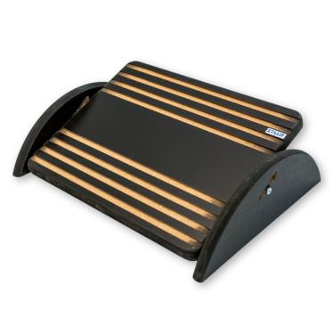 Imagem de Apoio Suporte Ergonômico para os Pés com Regulagem de Altura Preto Black Piano