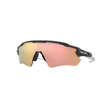 Imagem de Oakley Pacote de óculos de sol OO9208: OO 9208 RADAR EV PATH 9208C7 Carbono e Coleira Vermelha Grande Kit de acessórios, Carbono, 38/138/128