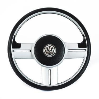 Imagem de Volante Surf Rallye Prata Santana Gol Saveiro G2 G3 G4 Cubo - Audax