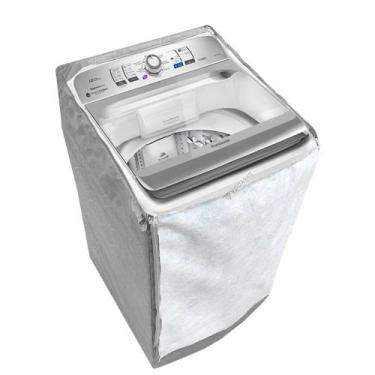 Imagem de Capa Maquina De Lavar Panasonic 12kg 14kg 16kg Ziper Preta - VIP CAPAS