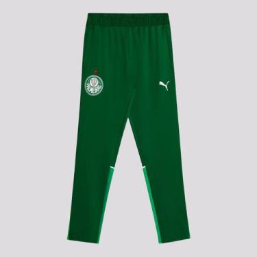 Imagem de Calça Puma Palmeiras Escudo Casuals Verde, EEEEG