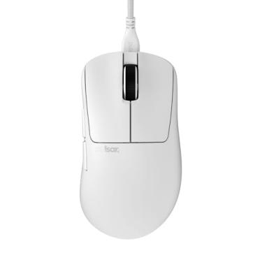 Imagem de Mouse gamer com fio Pulsar Gaming Gears Xlite, ultraleve, 52 g (1,83 oz), ergonômico, comutador óptico, 26.000 DPI, sincronização de movimento, sensor PAW3395 (médio, com fio, branco)