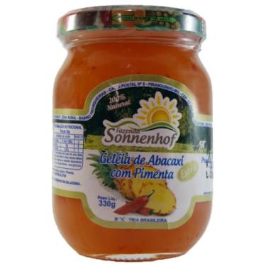 Imagem de Geleia Extra de Abacaxi com Pimenta - 330g - Fazenda Sonnenhof