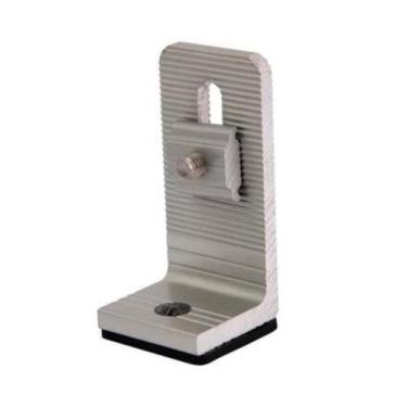 Imagem de Kit 2 unidades Suporte em L Telha Fibrocimento Chapa L Alumínio Suport