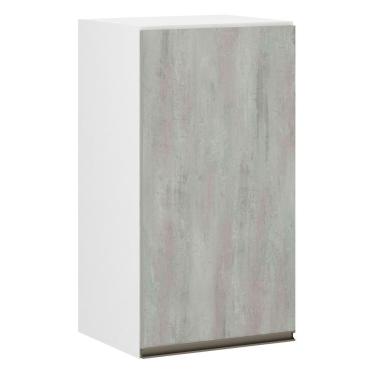 Imagem de Armário Perola 35cm 1 Porta Branco Polar C/Concreto