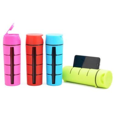 Imagem de Garrafa de Água Wincy Casa 600ml c/ Porta Celular