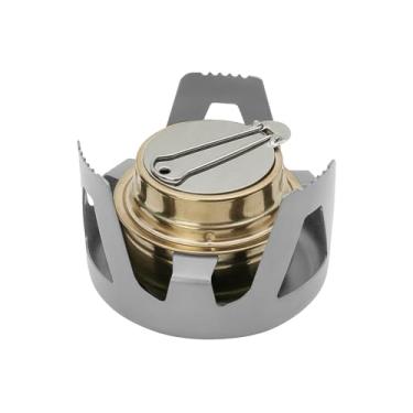 Imagem de Fogão a Álcool - Kit De Utensílios Para Acampamento | Aquecedor Compacto Leve E Portátil Para Sobrevivência Caminhadas E Piqueniques