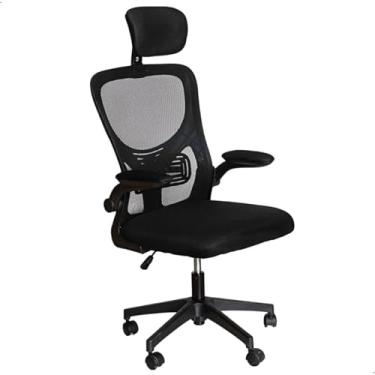 Imagem de Cadeira Presidente Giratória W-17 com Tela Mesh e Apoio de Cabeça – Ergonômica e Reforçada Home Gourmet