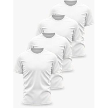Imagem de Kit 4 Camisetas Básicas Dry Fit Lisa Tradicional - FORTE IMPRESSAO, P,