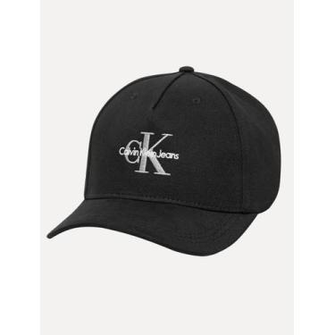 Imagem de Boné Calvin Klein Jeans Masculino 5 Gomos Re Issue Preto, UN