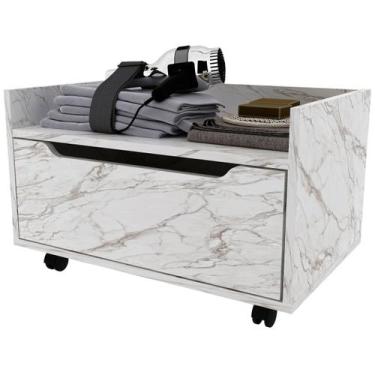 Imagem de Balcão para Gabinete de Banheiro 1 Gaveta com Rodízio - Tecnomobili, M