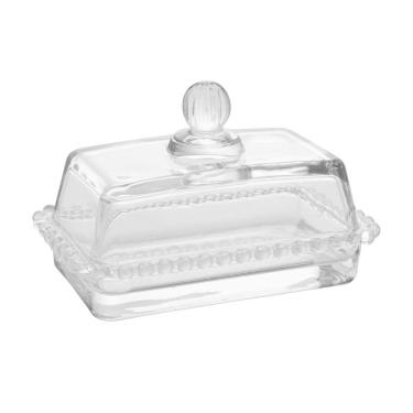 Imagem de Manteigueira Cristal com Tampa Pearl 17 x 10,5 x 10 cm Wolff