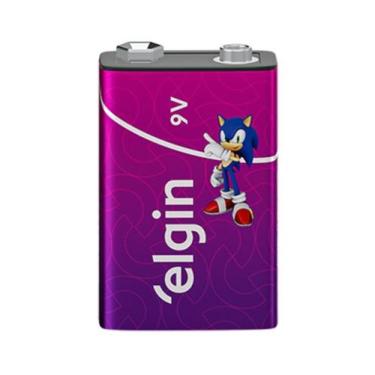 Imagem de Bateria Recarregavel 9v Elgin 250mah Original 9 Volts