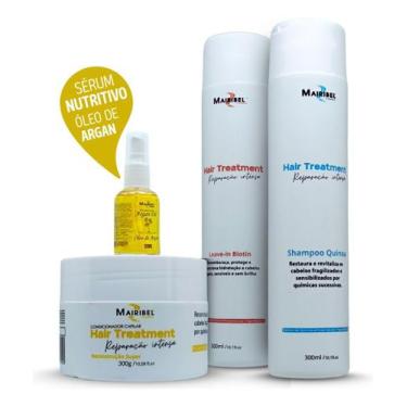 Imagem de Kit Hair Treatment Reconstrução Capilar, Óleo Argan Mairibel