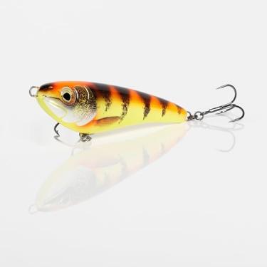 Imagem de Savage Gear Freestyler V2 Isca de pesca em água doce, tigre laranja, 12,7 cm, proporciona ação viva e errática, construção durável, ideal para robalo, walleye, lúcio e outros peixes predadores grandes