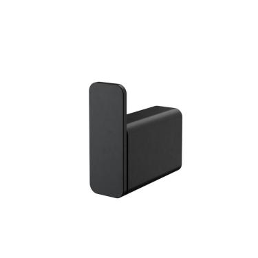 Imagem de Cabide Docolflat Preto Fosco ônix Docol
