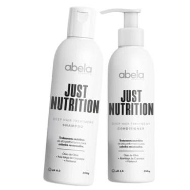 Imagem de Kit Shampoo E Condicionador Linha Just Nutrition 250ml Abela - Abela C