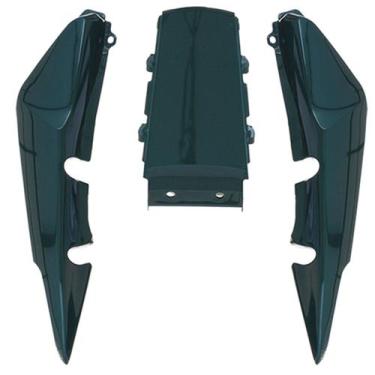 Imagem de Rabeta Kit 3 Peças Cromo Forte Moto Honda Titan 150 2004 À 2008, VERDE