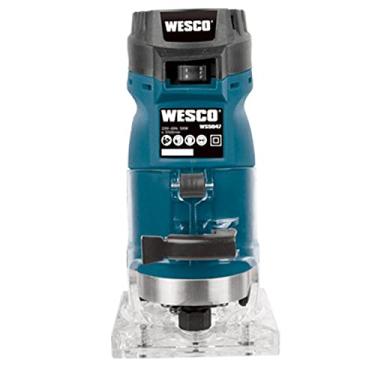 Imagem de Tupia Laminadora Wesco WS5047 500W 220V – 33.500 RPM, Mandril 1/4", Ajuste de Profundidade sem Chaves, Acompanha Acessórios