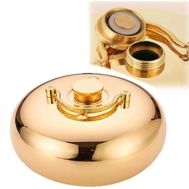 Imagem de Garrafa De água Quente à Prova De Vazamentos Com Rolha De Vedação, Segurança Para Crianças, Garrafas De água Quente De Cobre De Metal Clássico De Boca Larga, Reutilizáveis, Para Alívio Da D