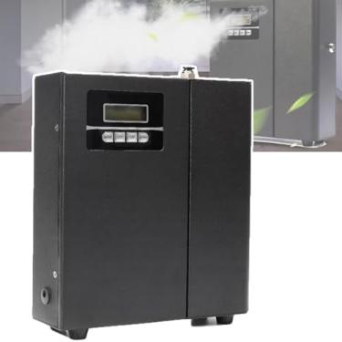 Imagem de Difusor De Aroma Elétrico De 150ml, Difusor De Óleo Essencial Quadrado, Lcd - Tempo De 4 Estágios, Grande Área-300m³, Adequado Para Hotéis, Casas, Salões De Beleza, Black