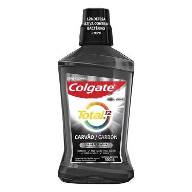 Imagem de Enxaguante Bucal Colgate Total 12 Carvão 500ml