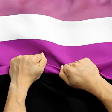 Imagem de Anley Rip-Proof Technology Double Side 3-Ply Genderfluid Flag 3x5 Foot - Cor vívida, cabeçalho de lona e resistente a rugas - As bandeiras LGBT mais fortes e duradouras do arco-íris Genderfluid 3 x 5 pés