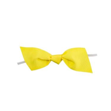 Imagem de Reliant Ribbon Grosgrain Flair Bows-Jumbo-5.1 cm Caudas X 1-1/5.1 cm Largura da fita Corte em ângulo quente e laços torcidos de 12,7 cm, Limão