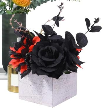 Imagem de Arranjo De Flores Para Halloween | Arranjos Decorativos De Flores Artificiais Para Centro De Mesa Com Vaso De | Decorações De Centro De Mesa De Longa Duração Para Empresas, Hoteis E Apartamento