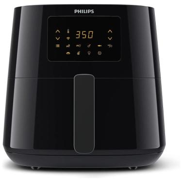 Imagem de Airfryer com Capacidade de 6,2L, Tecnologia Rapid Air e Controle pelo App, 110V 2000W, Philips Essential, Preta