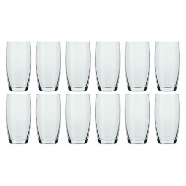 Imagem de Jogo de Copos Nadir Long Drink Oca 400ml Vidro Com 12 peças