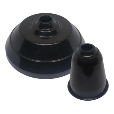 Imagem de Kit Canopla Copinho Ventilador Teto Lorensid Preto Original - Loren Si