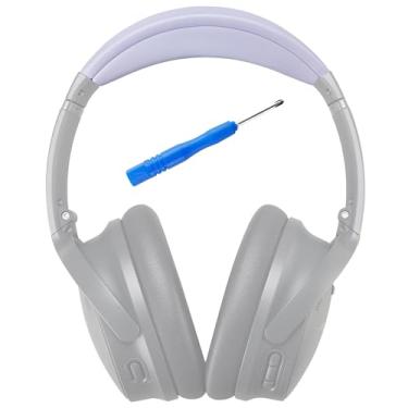 Imagem de AHG Accessory House Global Kit de almofada de substituição para a cabeça V4 QuietComfort compatível com fones de ouvido Bose QuietComfort 2023 (AHG-QC-Elite-HB-Lilac)