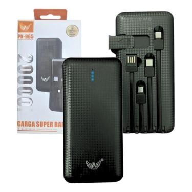 Imagem de Carregador Portátil Power Bank 20000mah Com 04 Saídas PN-965 - Altomex