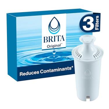 Imagem de Filtro de água padrão BRITA, filtros de substituição padrão para arremessadores e dispensadores, BPA livre, 3 contagem