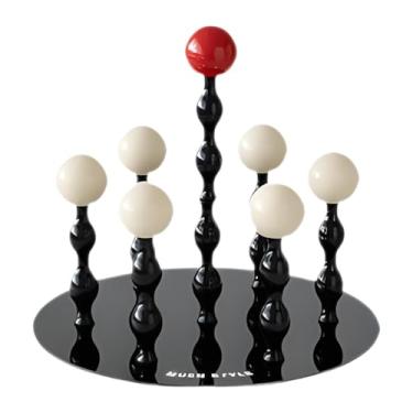 Imagem de Llazsybz Porta-copos de Cozinha, Secador de Copos, Organizador de Copos, Porta-copos de Café para Bar, Cozinha, 6 xícaras 20cmx18,5cm, Tamanho real