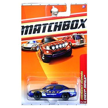Imagem de Matchbox 2010 Emergency Response Chevrolet Chevy Impala Police Car Blue