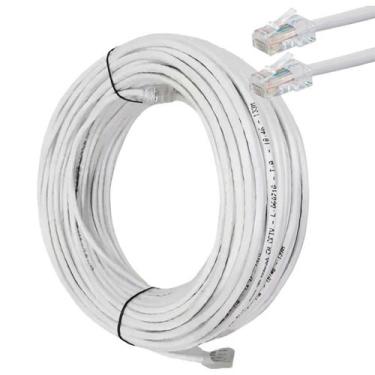 Imagem de Cabo De Rede Cftv 15 Metros 8 Vias Upt 4 Pares Cat5 Branco - Infinity